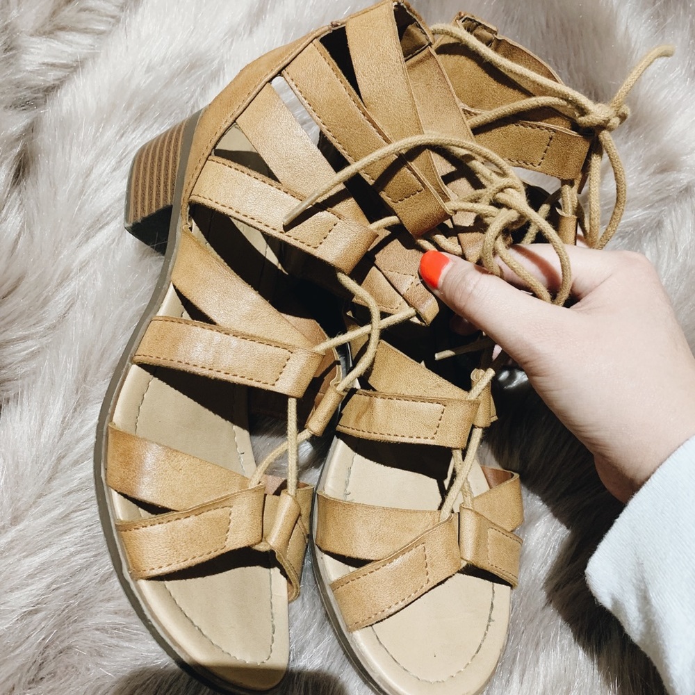 Lace Up Sandals
